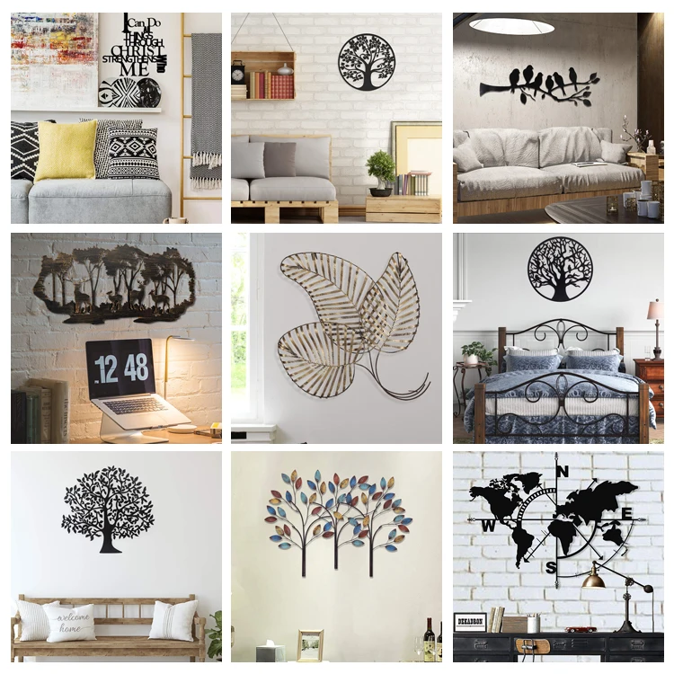 Custom Modern Iron Hanging Wall Art Decor Art 3d Abstract Gold Body