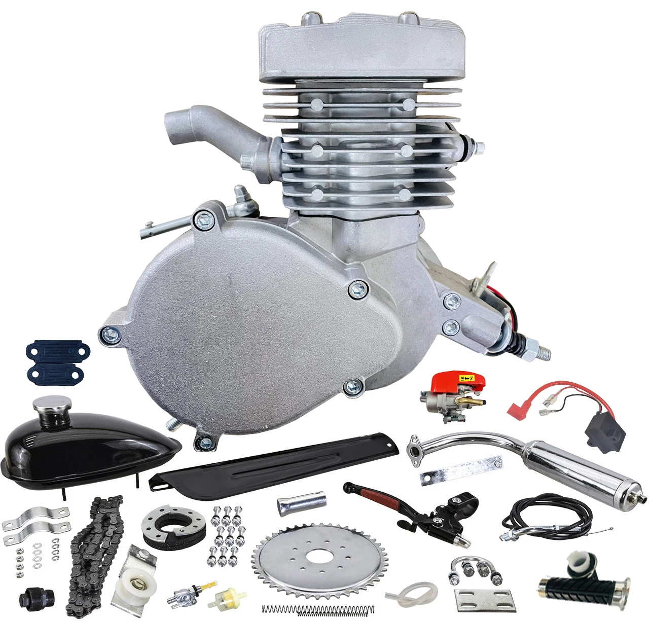 50mm Bore YD100 100cc Gasoline Engine Kit for Motorized Beach