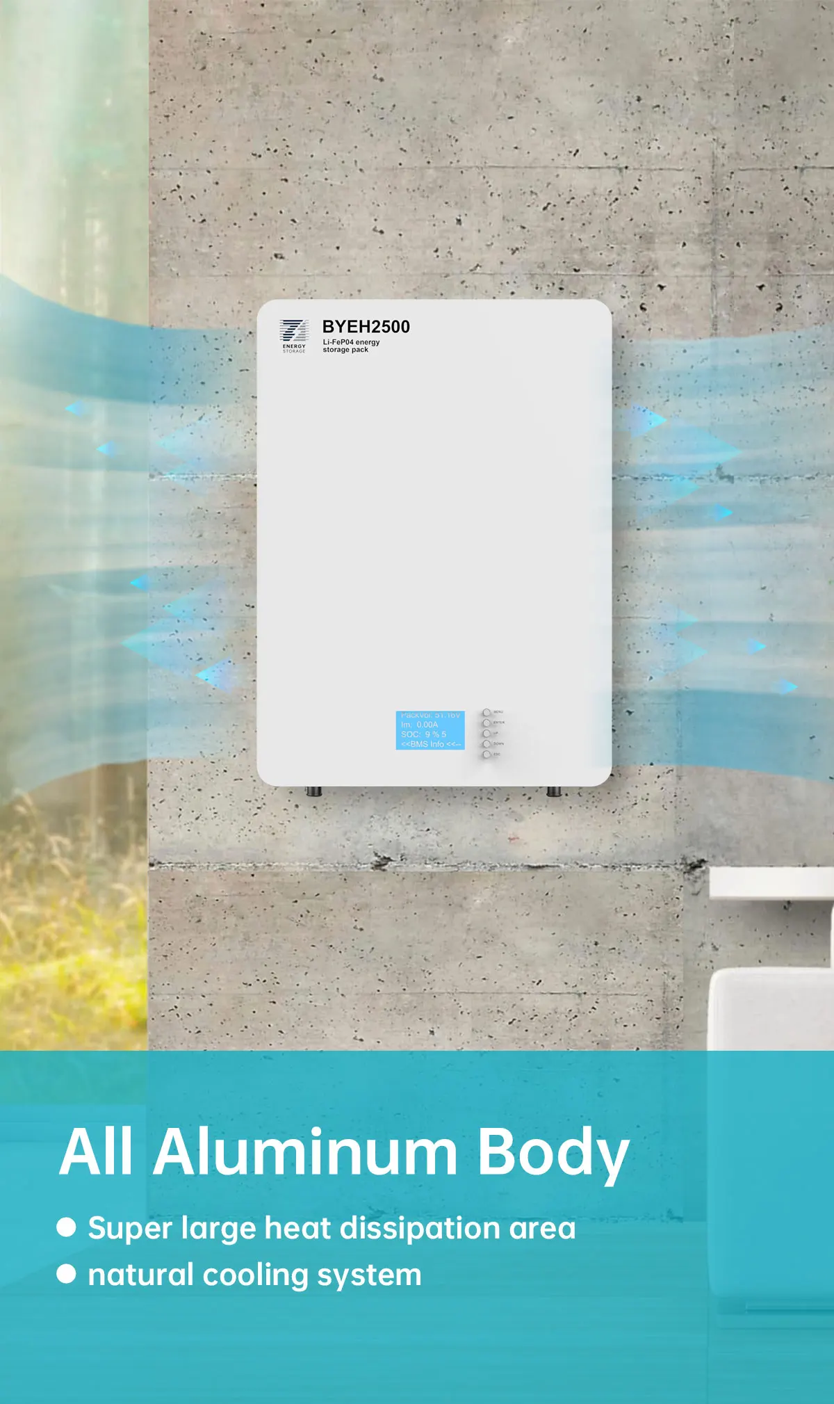 Home Power Wall Solar Lithium Ion Lifepo4 Batteries 48v 100ah 200ah 2 ...