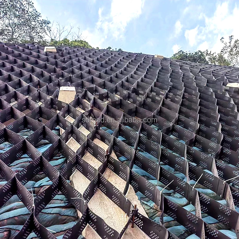 product high quality hdpe geocells durable retaining wall drive slope protection made from high quality pp material outdoor use-11