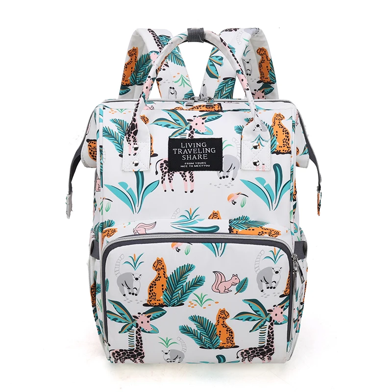 New Arrival Multi-function Baby Care Newborn Organic Tote Mommy Bag Daddy  Travel Luxury Diaper Bag Backpack