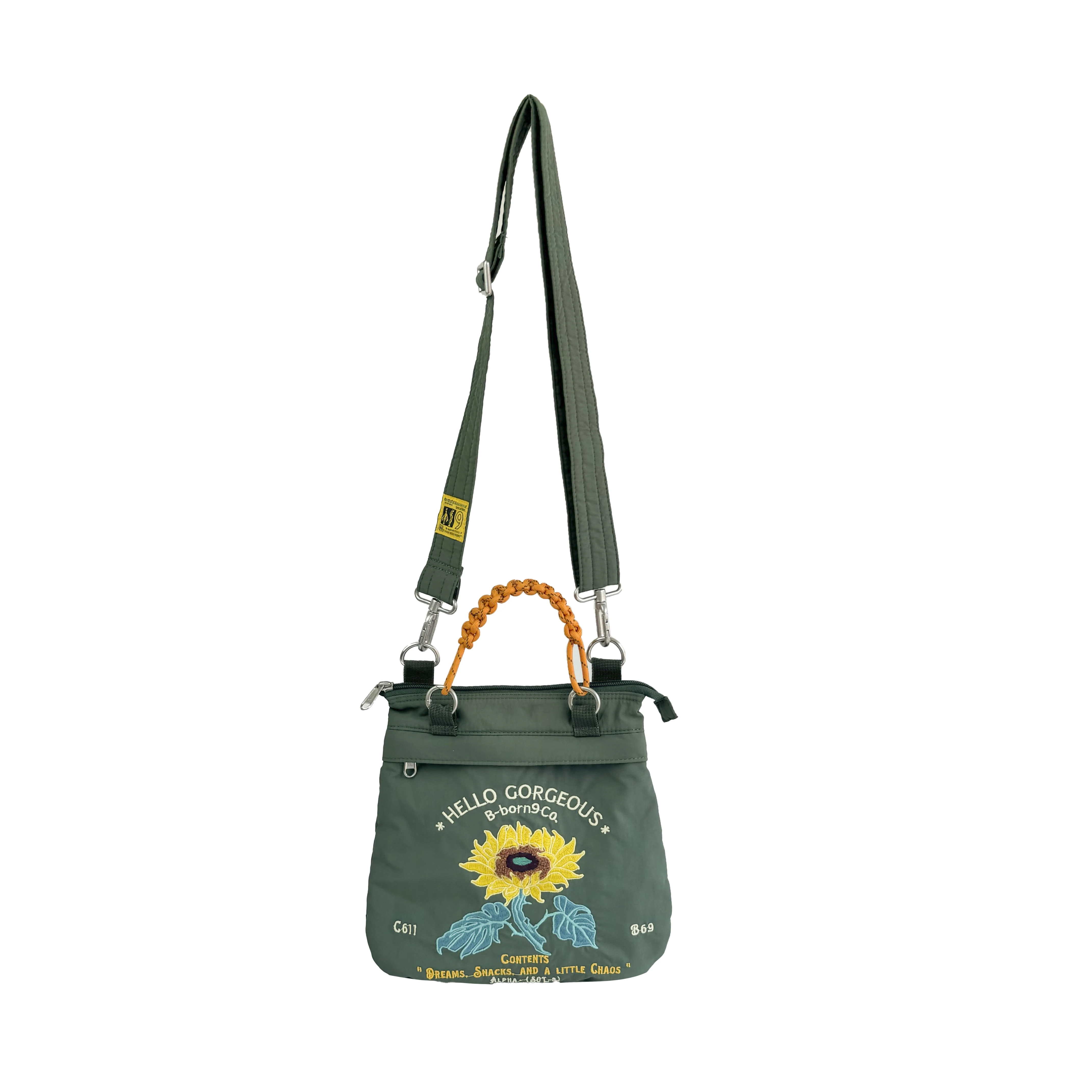 Fashionable Waterproof Canvas Tote Cotton Custom Printed Logo Zipper Closure Eco Friendly Beach Bag