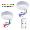 Ensemble 2 lampes + 1 télécommande - Blanc