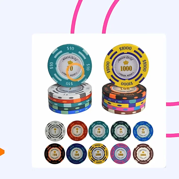 Wholesale Sale Cheap Clay Poker Chips Customized For Casino Tokens Best