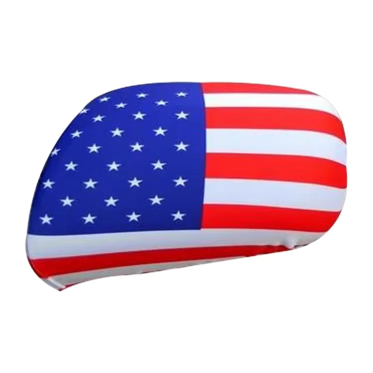 Customized design car mirror cover flag American flag