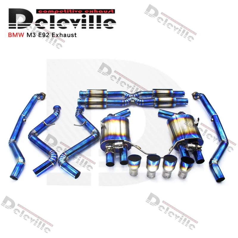 Titanium Alloy Exhaust Pipes Catback Exhaust System For Bmw M3 E90/e92