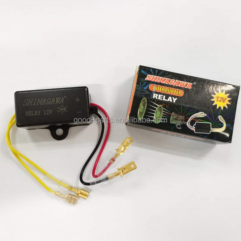 WANOU Универсальный Shinagawa МОТОЦИКЛ ABS 12 В Horn регулируемое реле стартера