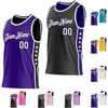 Purple and Black