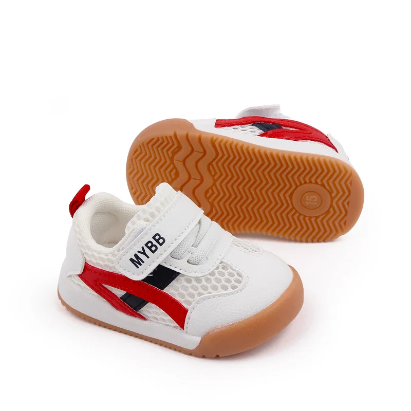 Hot Selling Summer Baby Toddler Prewalker Unisex Shoes Single Layer Mesh Design details