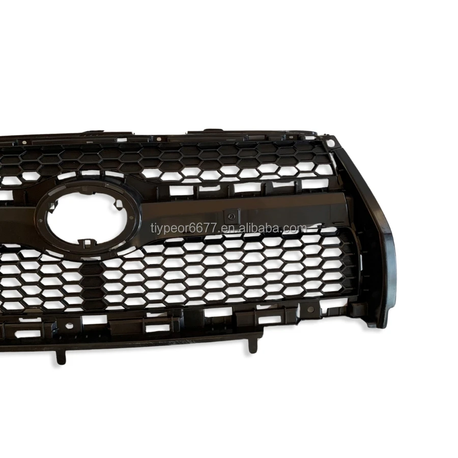product tiypeor front bumper grille assembly for 2009   2012 toyota rav4 limited black abs grill bumper holder bracket-5