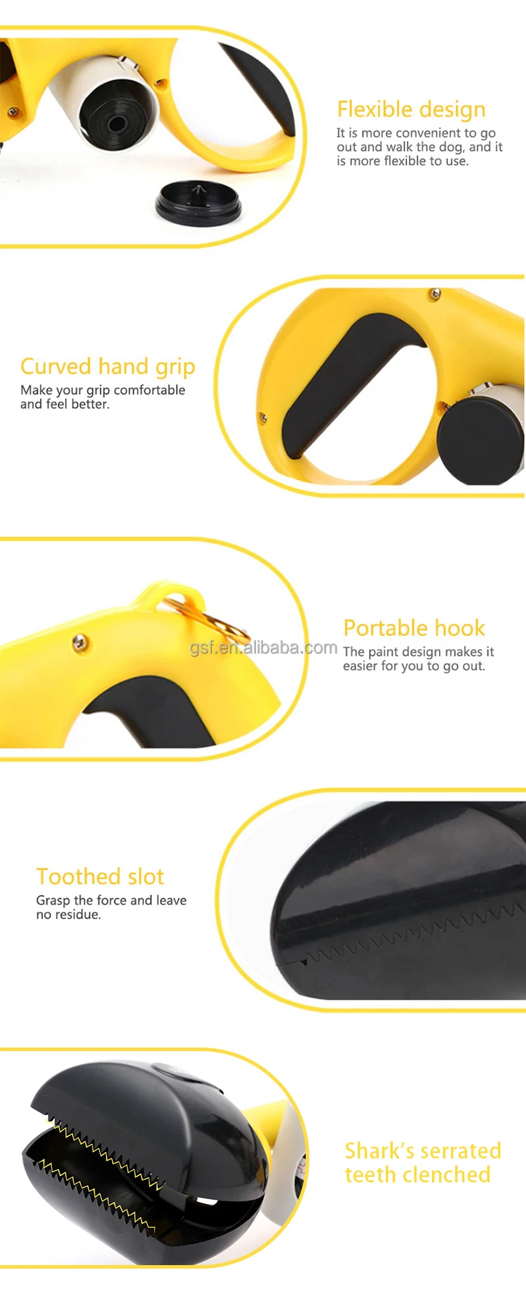 Customized Holder Waste Bag Portable Automatic Poop Picker Dog Pet