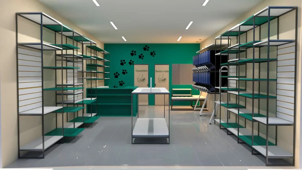 Modern Pet Shop Interior Design Upscale Pet Store Setup Premium Pet ...