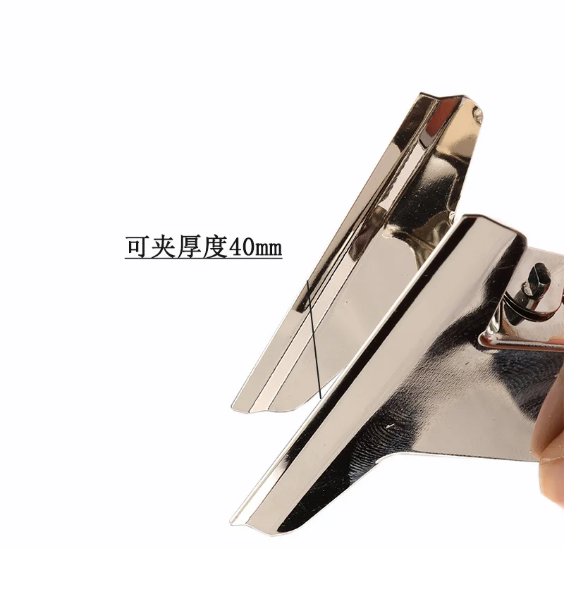 Офисные канцелярские принадлежности 145 мм Прочный из нержавеющей стали горный зажим металлический документ большой Серебряный Большой переплет пружинный напильник cli