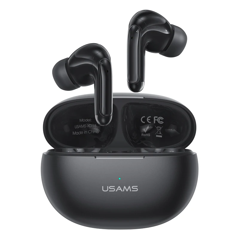 USAMS TWS Earbuds Noise Cancelling Bluetooth Headphones