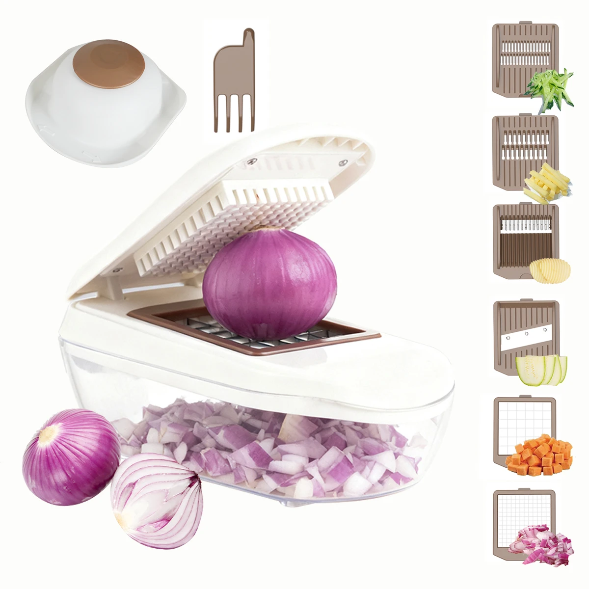 WOKA Kitchen Accessories Hot Sale Vegetable Slicer Food Processor Veggie Chopper Grater