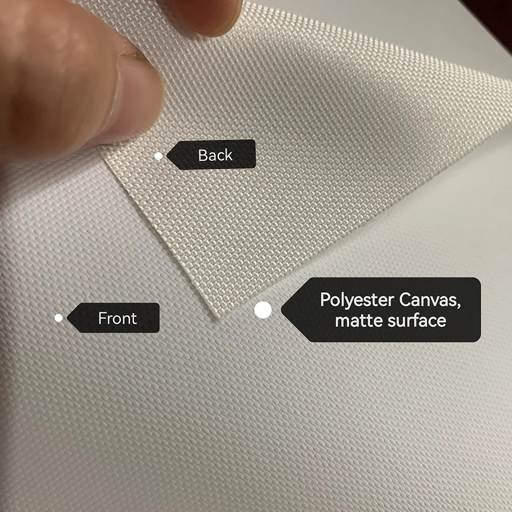 Factory Cheap Price Canvas Roll Blank White Polyester Cotton Canvas for Printing