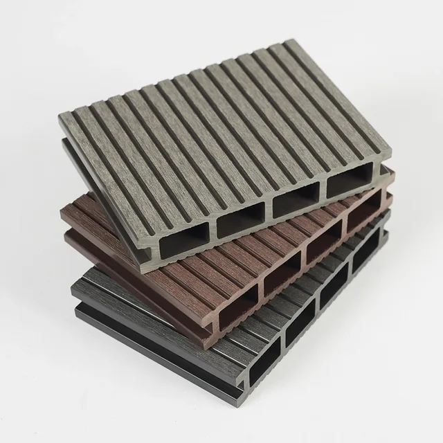 WPC Floor Plastic Wood Composite Decking Board Outdoor Wood Flooring 140*25mm
