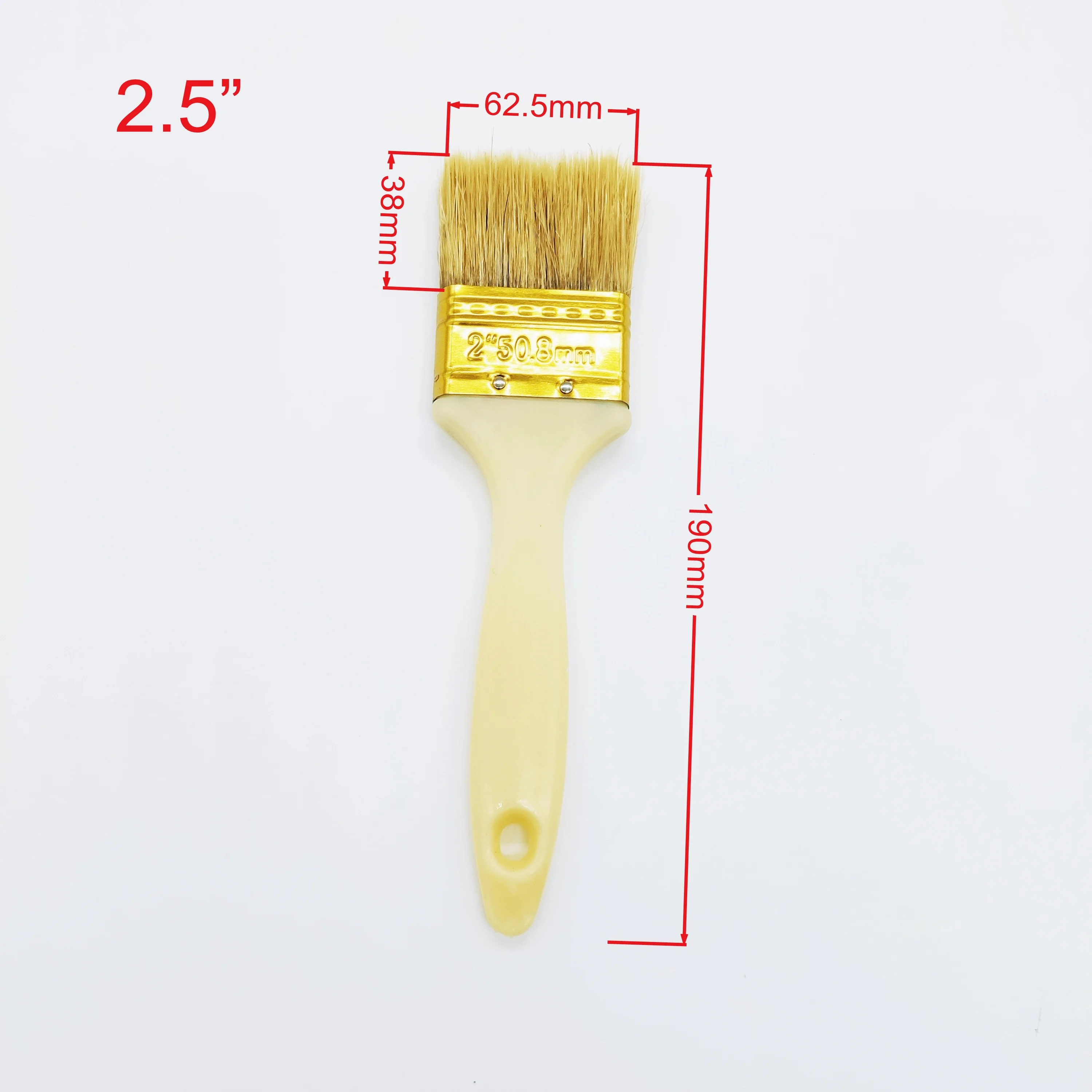 Quality guaranteed cheap synthetic filament plastic handle paint brush for sale