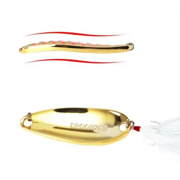 Single Curved Zinc Alloy Luya Sequin Artificial Hard Bait Lure for Bass White Bass with Hooks – Hard Lure – view 3