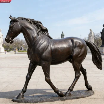 YOUFINE ブロンズ製歩行馬像 屋外アート彫刻 プラザ用| Alibaba.com