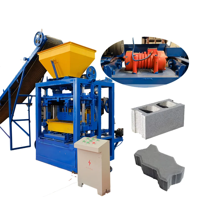 Qt4-24 Mini Brick Plant Small Brick Making Machine Brick Factory for Sale
