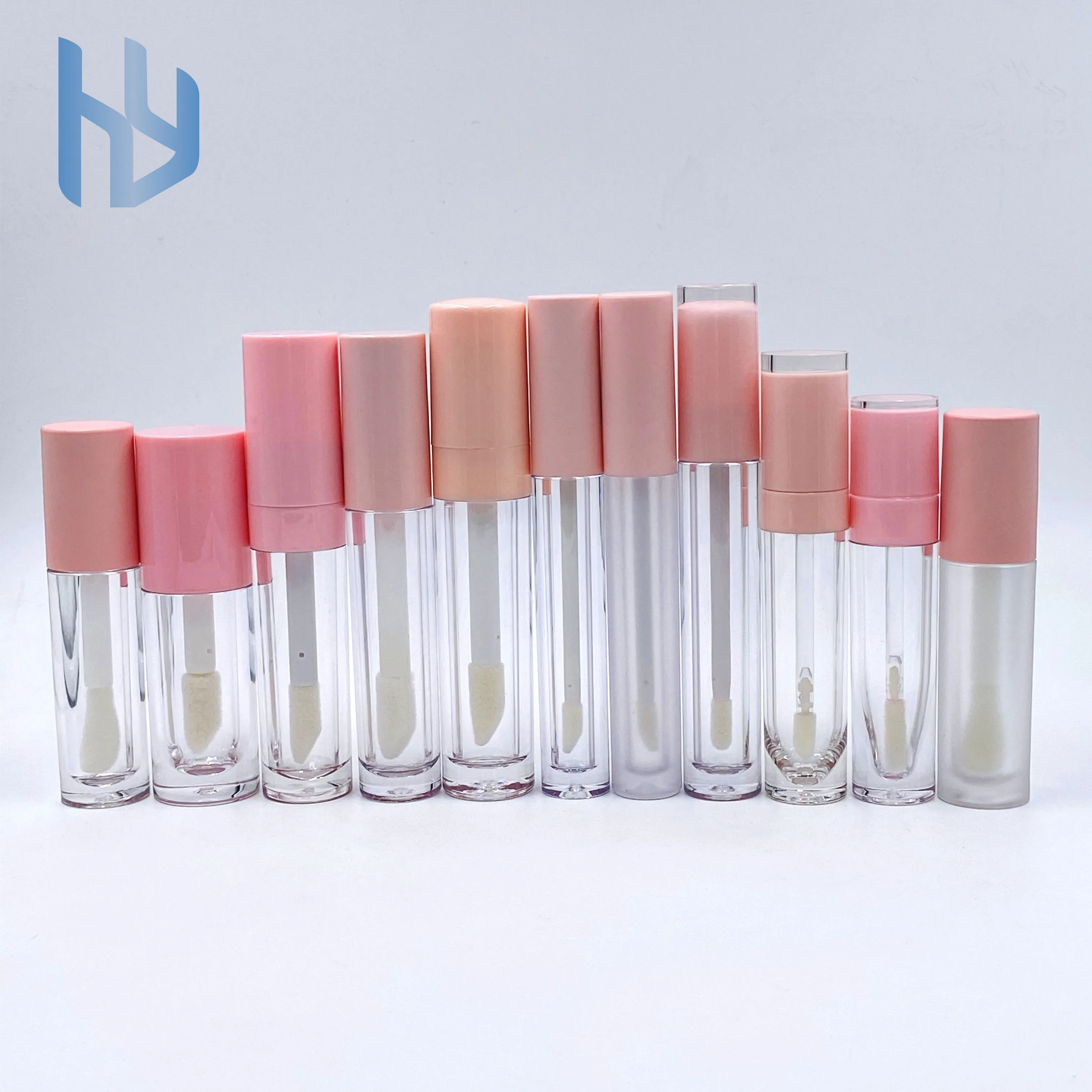 Private Label Frost Clear Pink Lip Gloss Tubes - Buy Pink Lip Gloss 