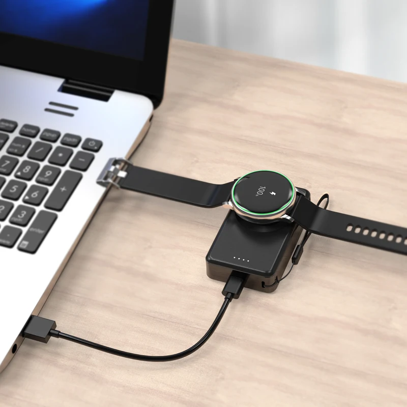 New Design Type C Port Charging Mobile Phone Wireless Magnetic Smart Watch Power Bank for Samsung Galaxy Watch
