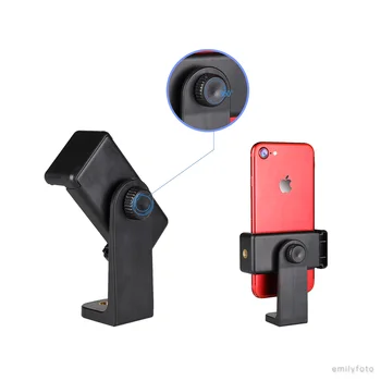 1/4" Screw 360 Degree Rotating Portable Bracket Phone LCip Holder Tripod Monopod Selfie Stick for Gopros 7 6 5 4 3 detail image