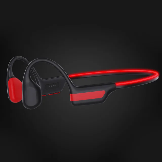 G07 Bone Conduction Sports Earphones IP68 Waterproof RGB Night Running Cycling Swimming Bone Conduction 32GB Built-in Memory