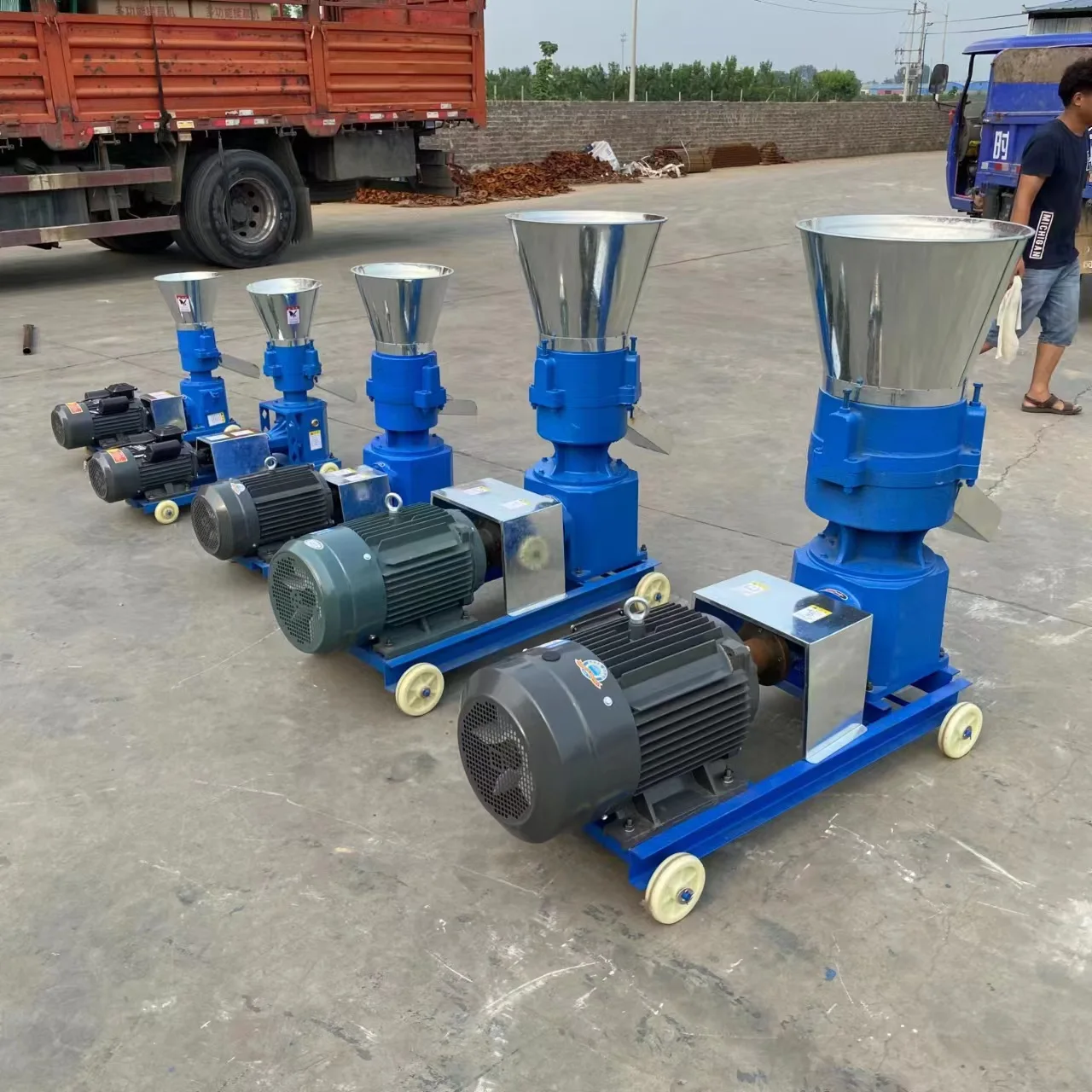 Hhd New Animal Feed Flat Die Pellet Machinery Fertilizer Pelletizer