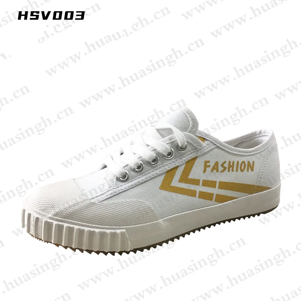 LXG,anti-slip Vulcanized Rubber Outsole White Sport Shoes Ventilation Canvas Upper Breathable Lightweight Casual Shoes HSV003