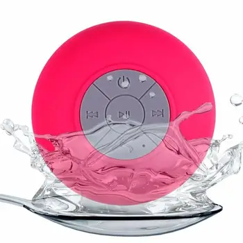 Wholesale waterproof suction cup shower bluetooth speaker IPX5 portable mobile phone wireless mini speaker