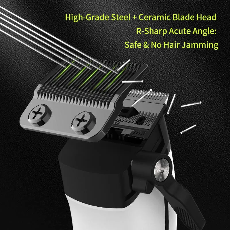 Kemei KM-1593 Barber Clipper - 8000rpm External Brushless Motor