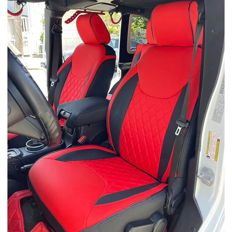 2018-2022 Jeep Wrangler用本革防水シートカバーカスタムセット