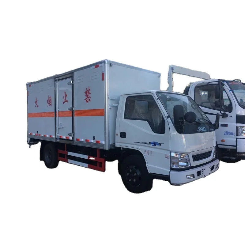 Дешевые 4 - 5 тонн опасные грузовые автомобили взрывозащищенный фургон