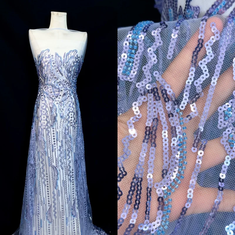 Wholesale Luxury Tulle Lace Fabric with Sequins French Net Lace Fabric for Dress  Wedding Dress Lace Fabric| Alibaba.com