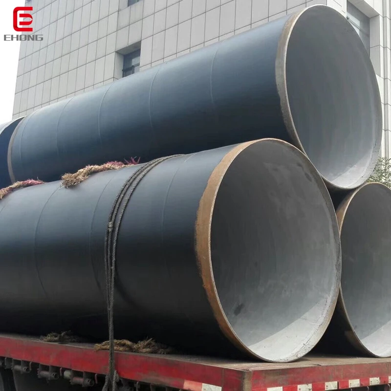 API 5L SSAW  Large Diameter Spiral Welded Steel Pipe 3LPE Epoxy Coated SSAW Welded Spiral Steel Penstock Pipe details