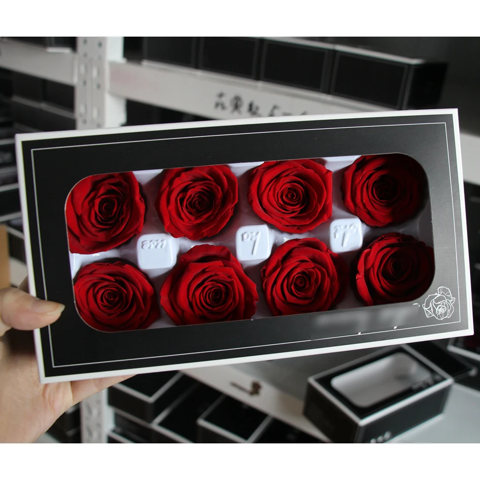 Wholesale 2-3cm 3-4cm 4-5cm 5-6cm 9-10cm Size cm Fresh Cut Flowers preserved ecuadorian roses