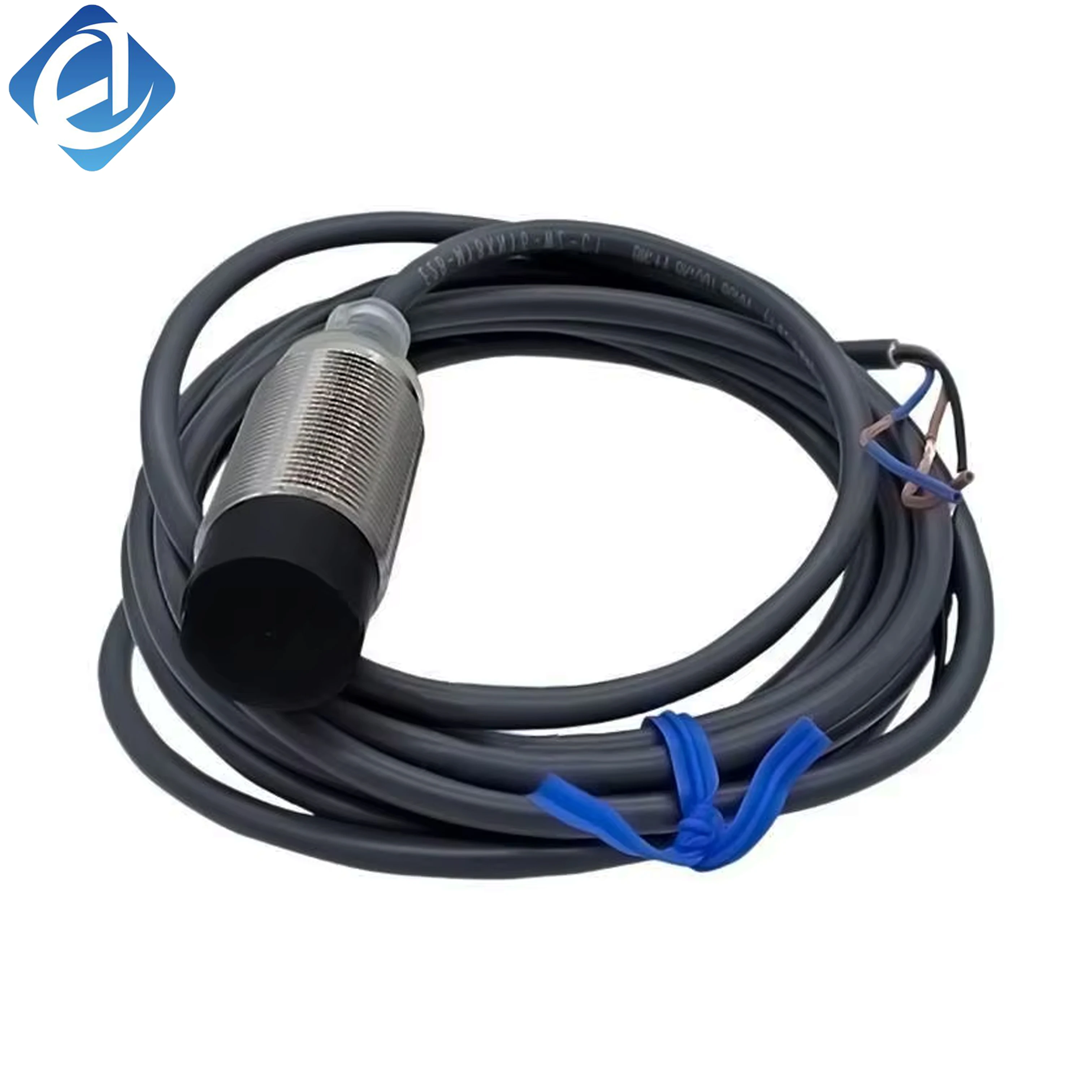 New Original Omron E2B series inductive proximity sensor. M12 thread size, 2mm sensing distance, stable metal detection, fast response and strong anti-interference. Widely used in precise mechanical positioning, limit detection, counting control and compa