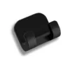 Black curved No. 5 self-adhesive hook