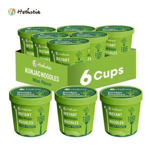 Instant Miso Cup Konjac Noodles Natural Plant Based Noodles Gluten Free Low Carb Vegan Noodles