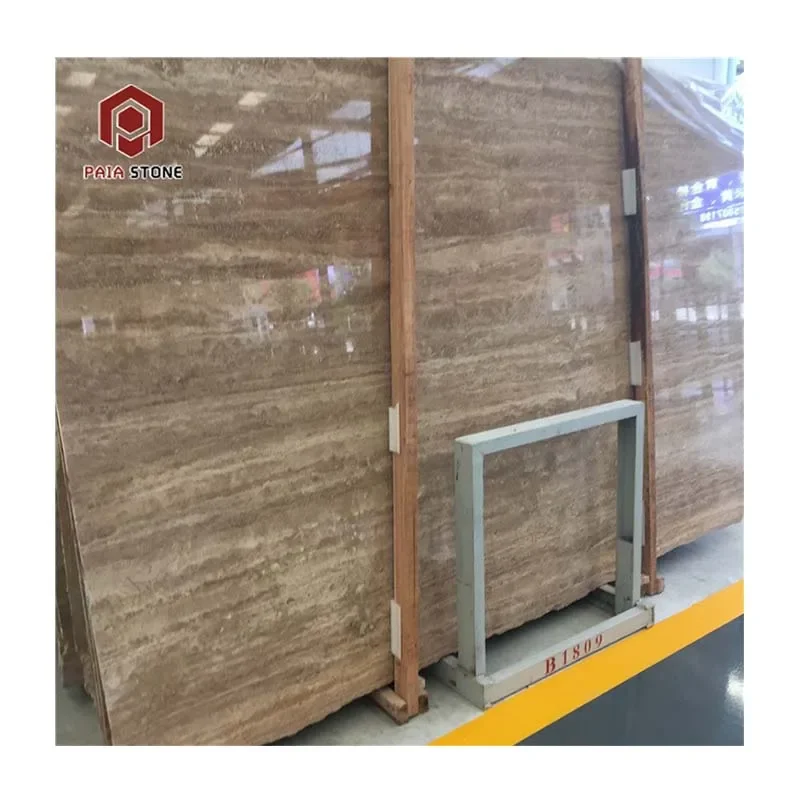 Polished Thin Turkish Marble Travertine For Floor Tiles