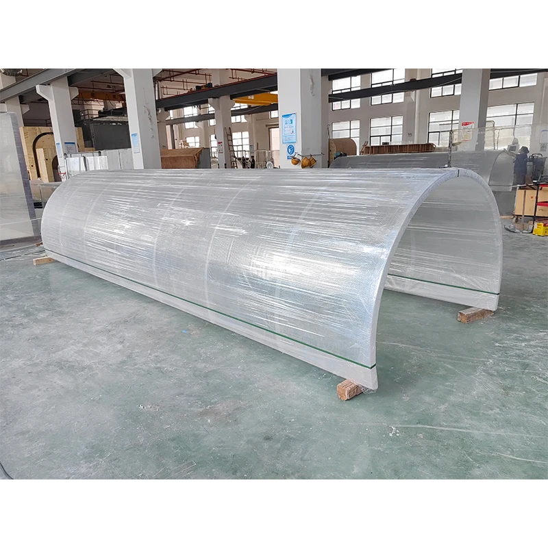 Custom Big Bullet U Shape Transparent Acrylic Fish tank Aquarium for Home Decoration