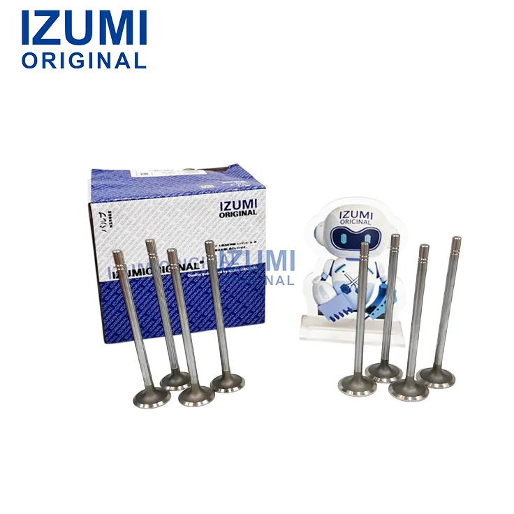 IZUMI ORIGINAL dizel parça 4981794 4981795 6L L375 Isl Isle Qsl dizel motoru egzoz supabı ve emme supapları Cummins için