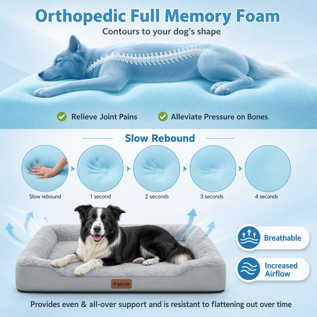 Slow Rebound Memory Foam Pet Bed — Product details 8