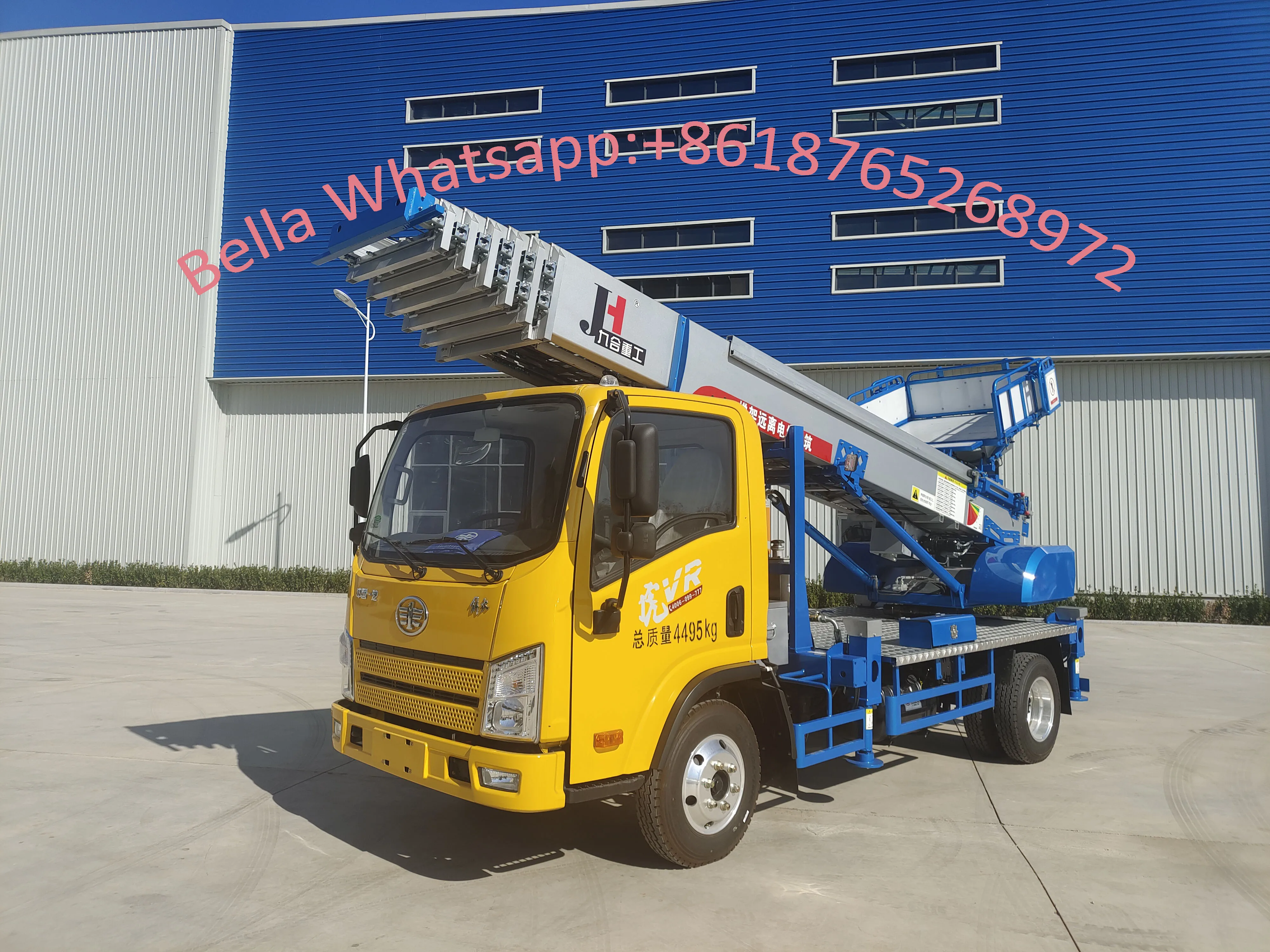 32m 36m 45m 65m Skylift Furniture Lift Ladder Lift Truck Aerial Ladder Lift Truck For Moving Ladder Bucket Aerial Truck 4