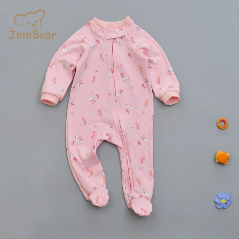 Детский комбинезон на молнии из органического хлопка для