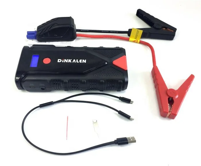 Multifunctional 12V Super Capacitor Jump Starter Kit 2000A Peak Current Car Battery Charger LED Light for Trucks Motorcycles