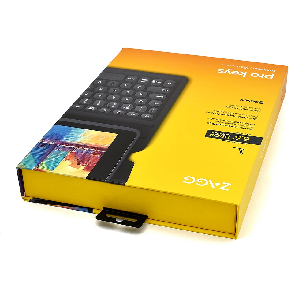 Wholesale Eco-Friendly Recycled Electronics Packaging Custom Paper Display Boxes UV Coating Embossing Featuring Unique Hanging supplier