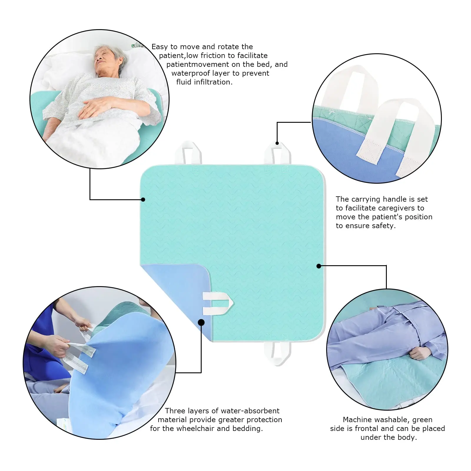 Sustainable Incontinence Waterproof Bed Pads